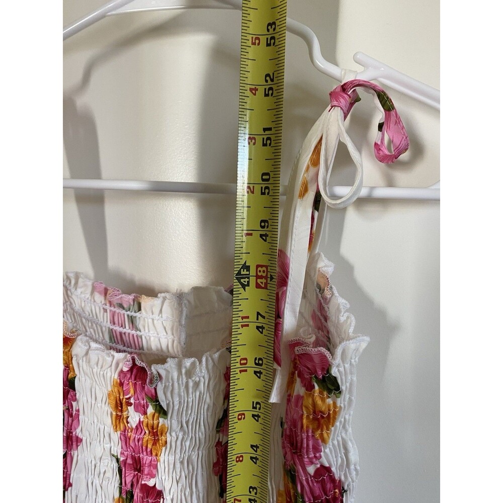 Vintage Paradise Bay Hawaiian Smocked Maxi Dress - 100% Rayon, Made Hawaii - Picture 11 of 11